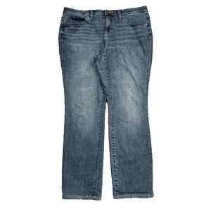 Jag Jeans Ruby Straight Plus 16W (38x28.5) Hemmed Blue Denim Super Stretch Women